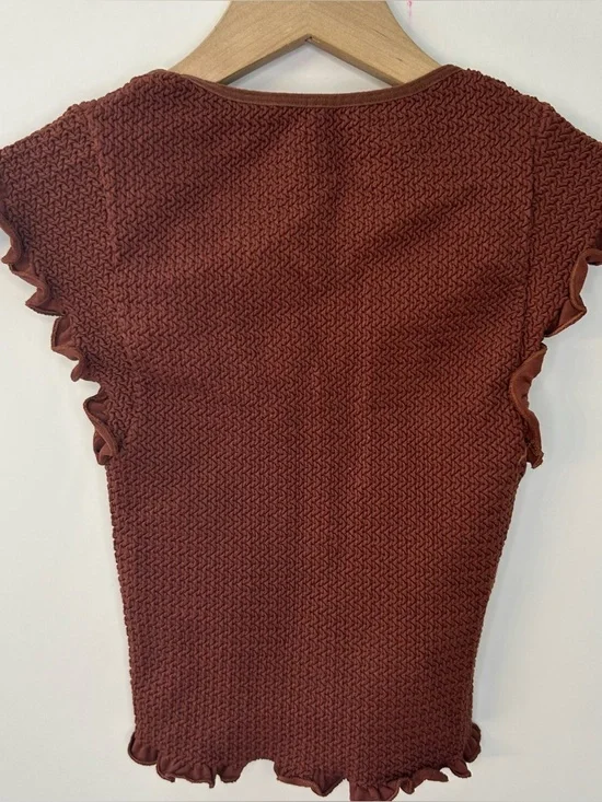 Out From Under for Urban Outfitters Women’s Ida Seamless Top in Chocolate, M/L - Picture 7 of 8